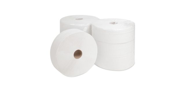 TP AFH Jumbo 28 cm., 2 vr., Recykl 65% bílý, bal.6 rolí                                                                                                                                                                                                   